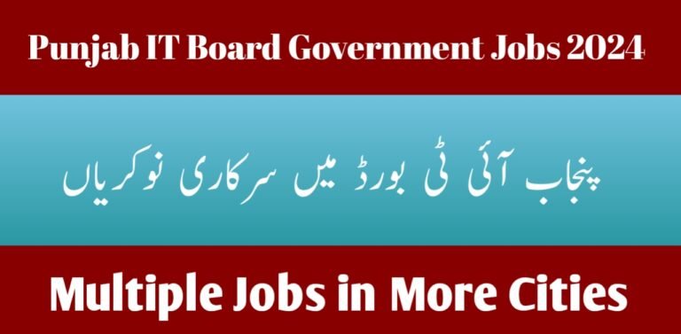 PITB Jobs 2024 - Punjab IT Board Government Jobs