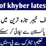 Bank of Khyber BOK Jobs 2024