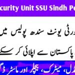 Special Security Unit SSU Sindh Police jobs 2024