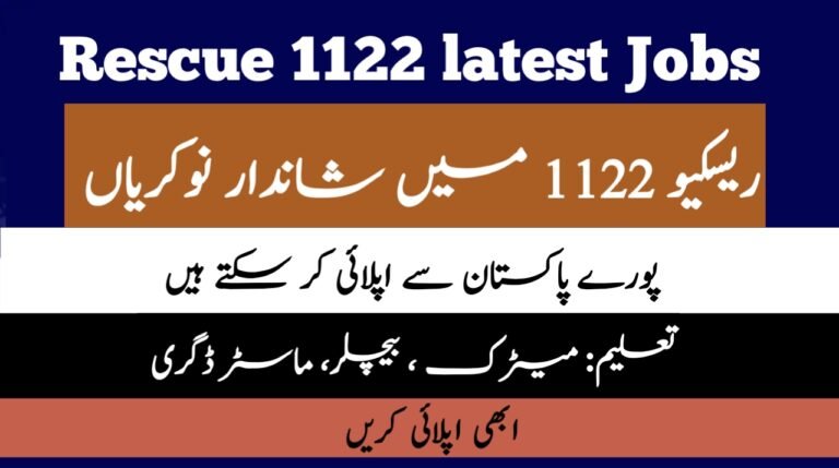 Rescue 1122 latest Jobs 2024