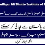 Shaheed Zulfiqar Ali Bhutto Institute of Science jobs 2024